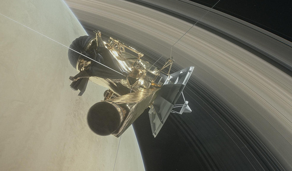 Станция Cassini вошла в атмосферу Сатурна и прекратила свое существование