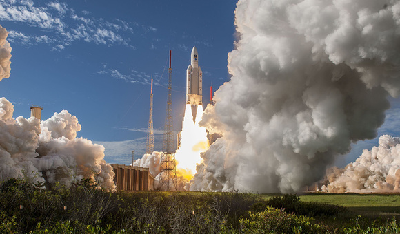 Ракета Ariane 5 вывела на орбиту четыре новых спутника системы Galileo