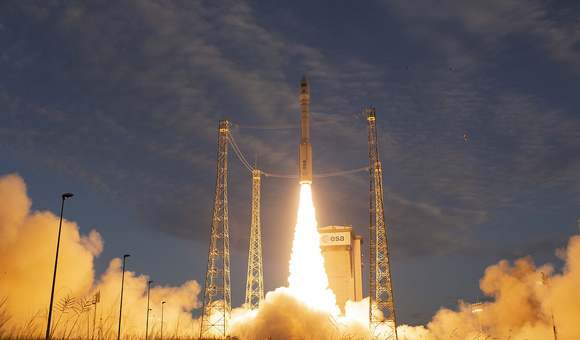 Ракета Vega вывела на орбиту спутник Aeolus для исследования климата Земли