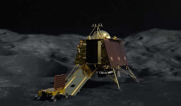 Спускаемый модуль успешно отделился от индийской лунной станции «Чандраян-2»
