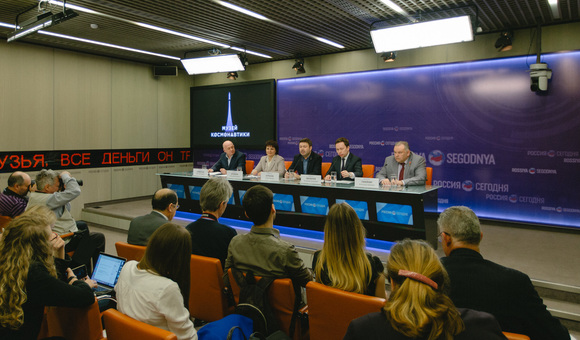 Пресс-конференция ко Дню космонавтики прошла в МИА «Россия сегодня»
