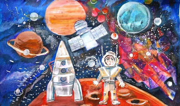 В Музее космонавтики наградят победителей Конкурса детских рисунков